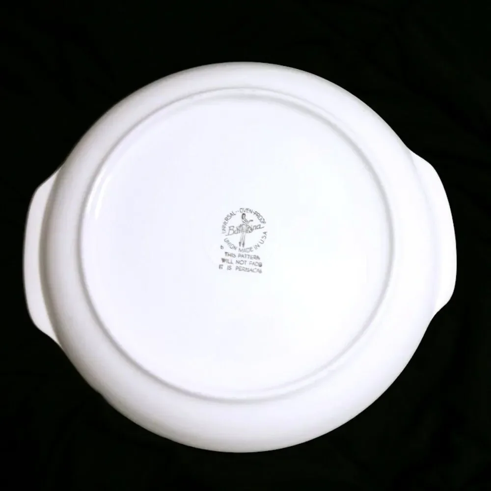 Ballerina Wheat Pattern Cake Plate Universal Oven Proof USA Union Made